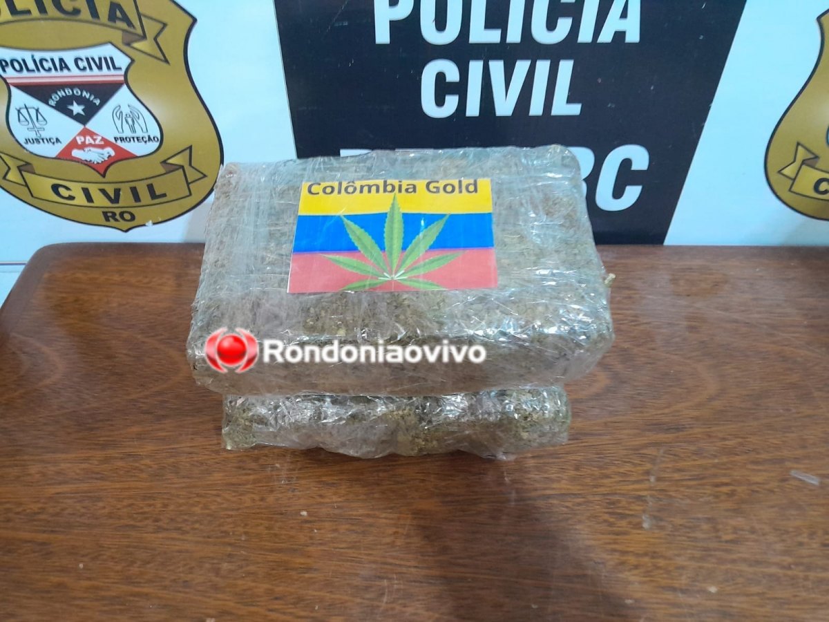 NO HOTEL: Denarc prende traficante com cerca de 20 quilos de skunk Colômbia Gold 