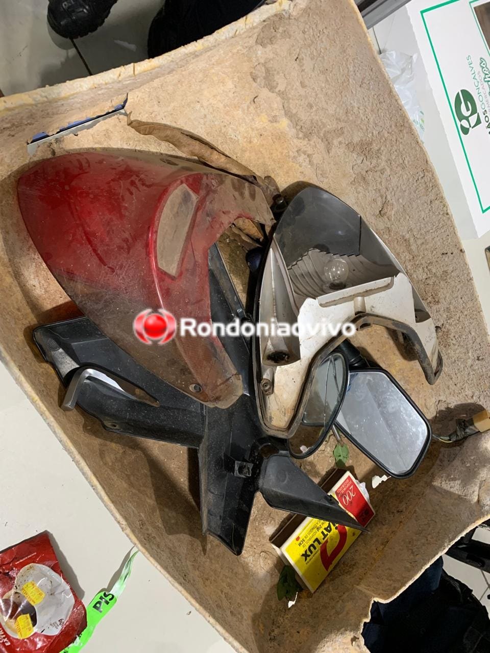 ÚLTIMO SINAL: Criminoso furta moto na frente da UPA e arranca rastreador; PM agiu rápido