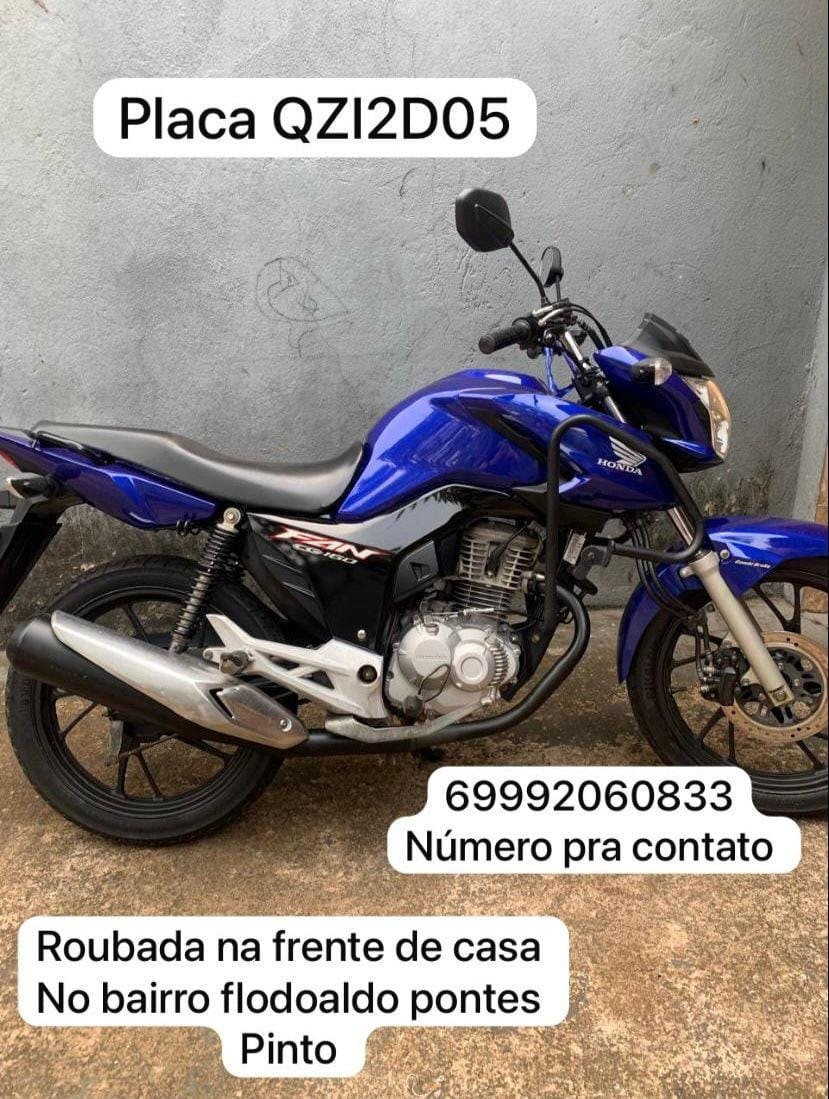 FILMADO: Video mostra bandidos furtando Honda Fan na frente de casa em Porto Velho 