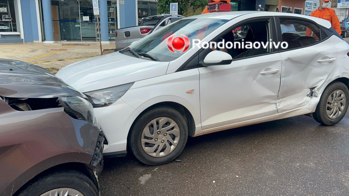 VÍDEO: Colisão entre carros deixa passageira lesionada na Avenida Abunã