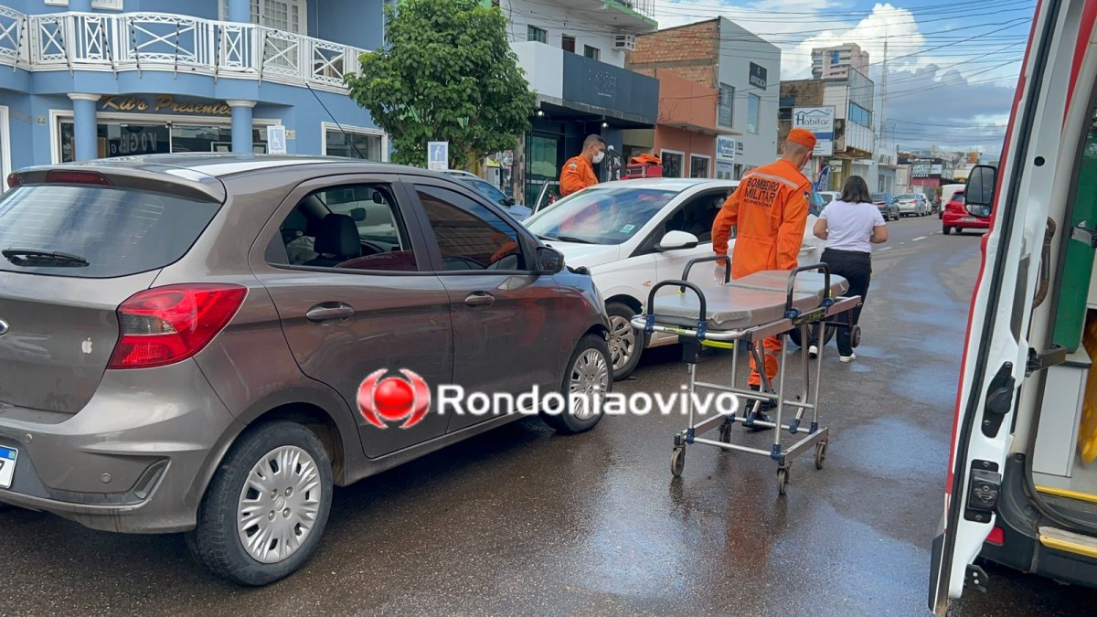 VÍDEO: Colisão entre carros deixa passageira lesionada na Avenida Abunã