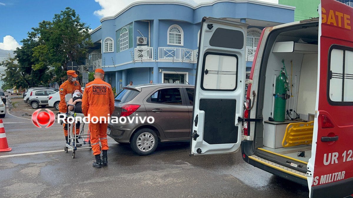 VÍDEO: Colisão entre carros deixa passageira lesionada na Avenida Abunã