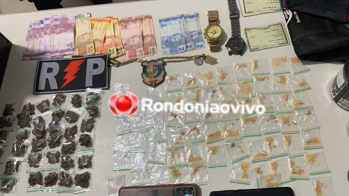 TRÁFICO NO ORGULHO: Adolescente é flagrado com mais de 100 porções de drogas
