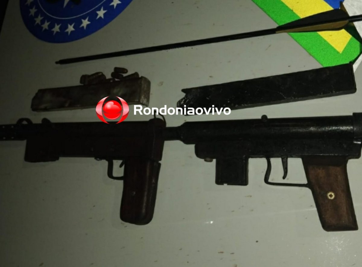 ERA FORAGIDO: Fabricante de armas do CV é preso com duas submetralhadoras em serralheria 