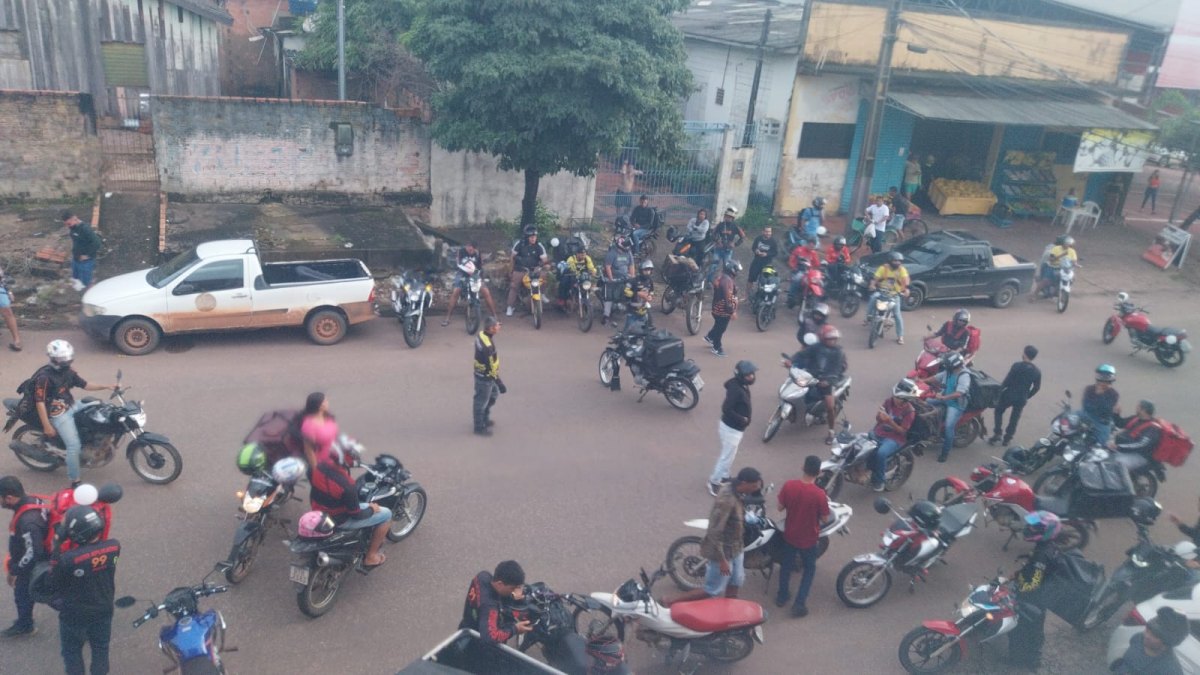PROTESTO: Motoboys fizeram ato público contra liberação de motorista que causou acidente fatal 