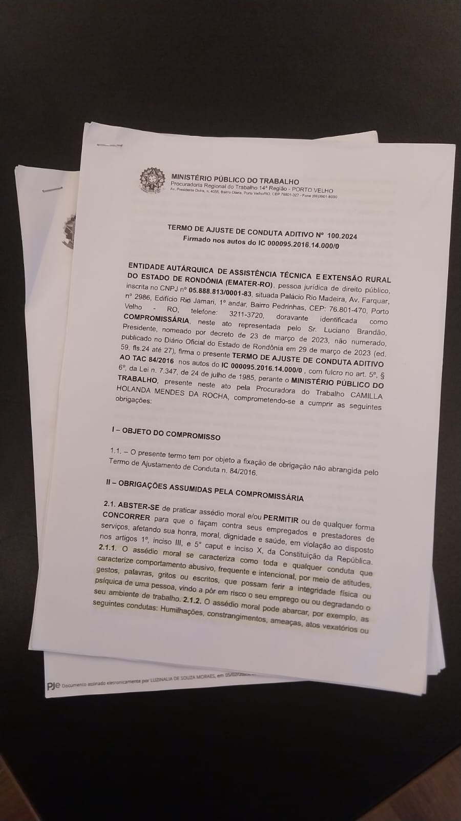 ASSÉDIO GENERALIZADO: Servidores da Emater denunciam perseguição e humilhação da atual diretoria