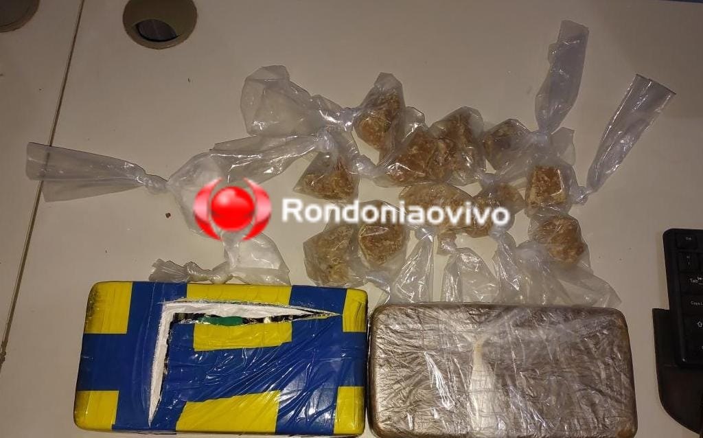 APÓS DENÚNCIA: Acusado de tráfico é preso com mais de dois quilos de drogas em mochila 