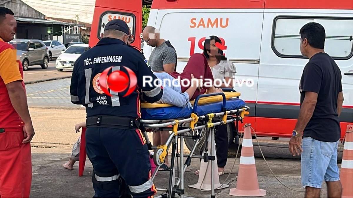 INVADIU: Carro bate em bomba de gasolina e duas mulheres ficam feridas após acidente