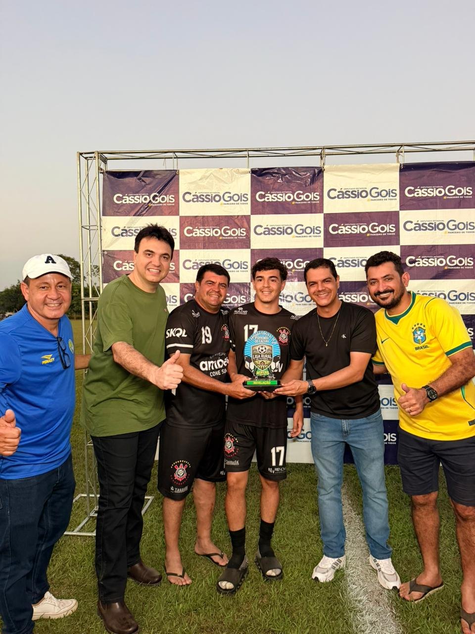 CÁSSIO GOIS: Final da Liga Rural lota Linha 6 com apoio de deputado ao esporte
