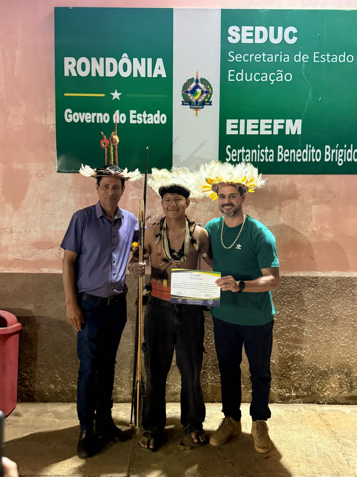 CÁSSIO GOIS: Terra Indígena Roosevelt recebe capacitação da Escola do Legislativo de RO