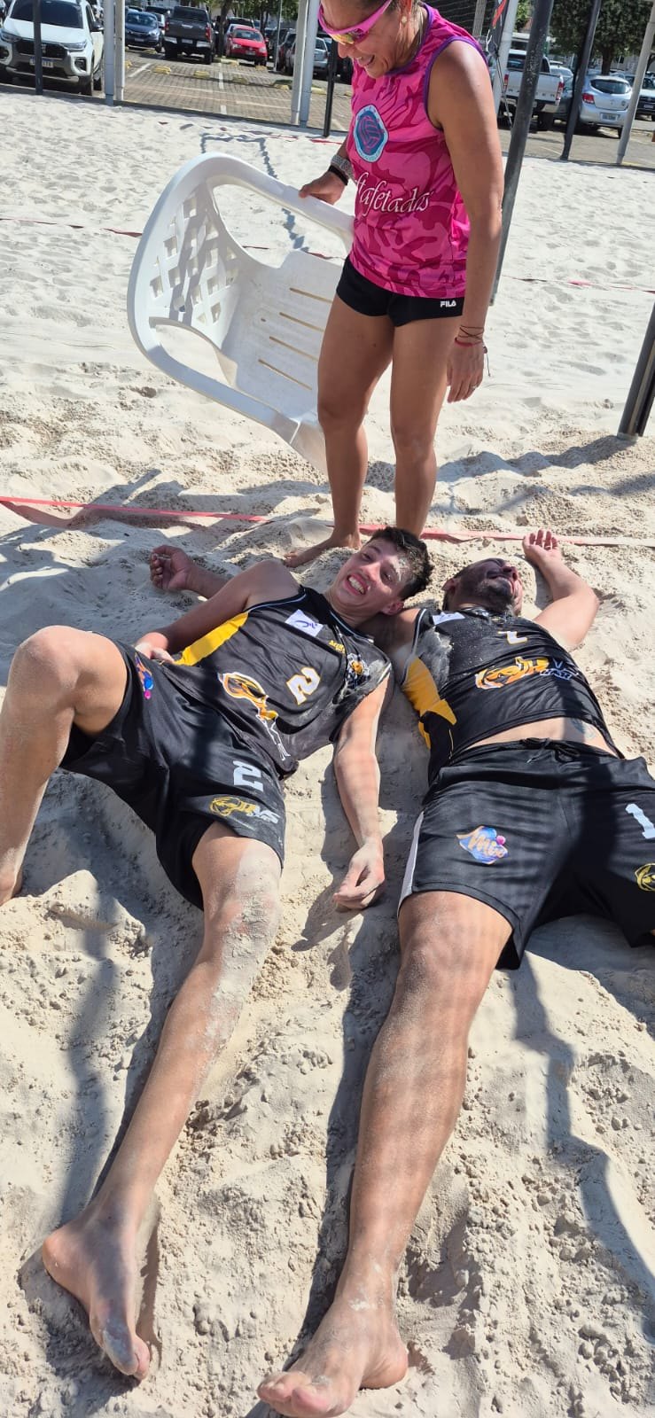 PAI E FILHO FAZEM HISTÓRIA: Miners Sports vence 1ª etapa do Circuito Rondoniense de Vôlei de Praia