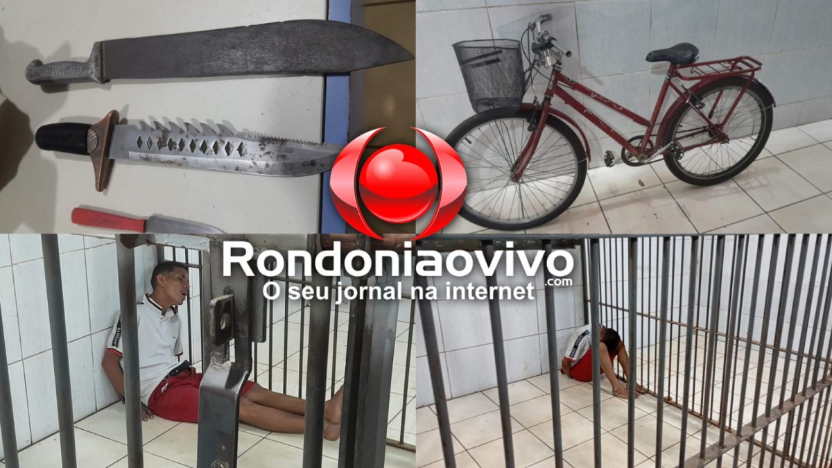 SEM PREOCUPAÇÃO: Criminoso preso por assaltar diarista dorme sossegado na delegacia