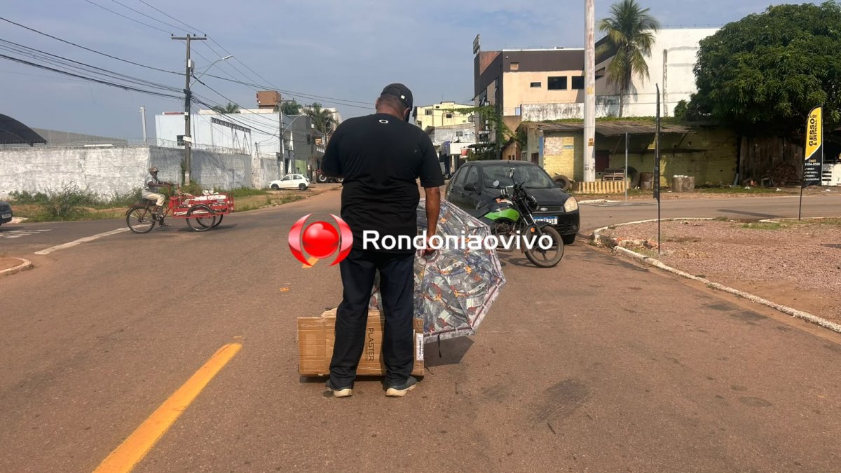 URGENTE: Moto app e passageira são vítimas de acidente na Alexandre Guimarães