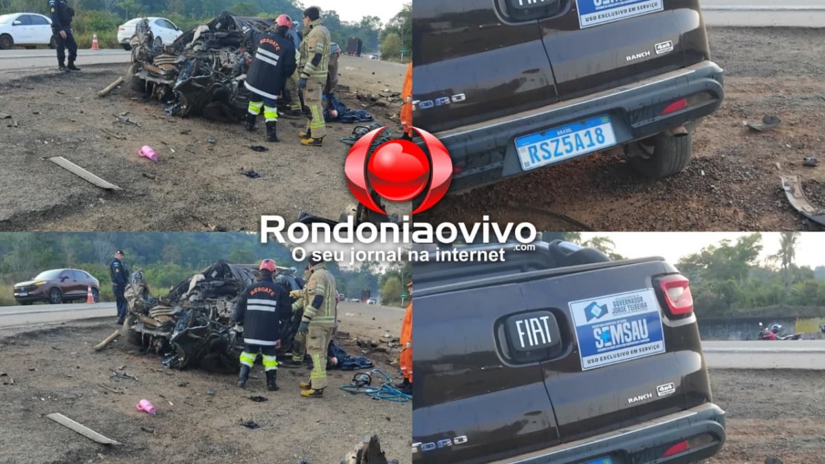 URGENTE: Quatro pessoas morrem após colisão frontal na BR-364