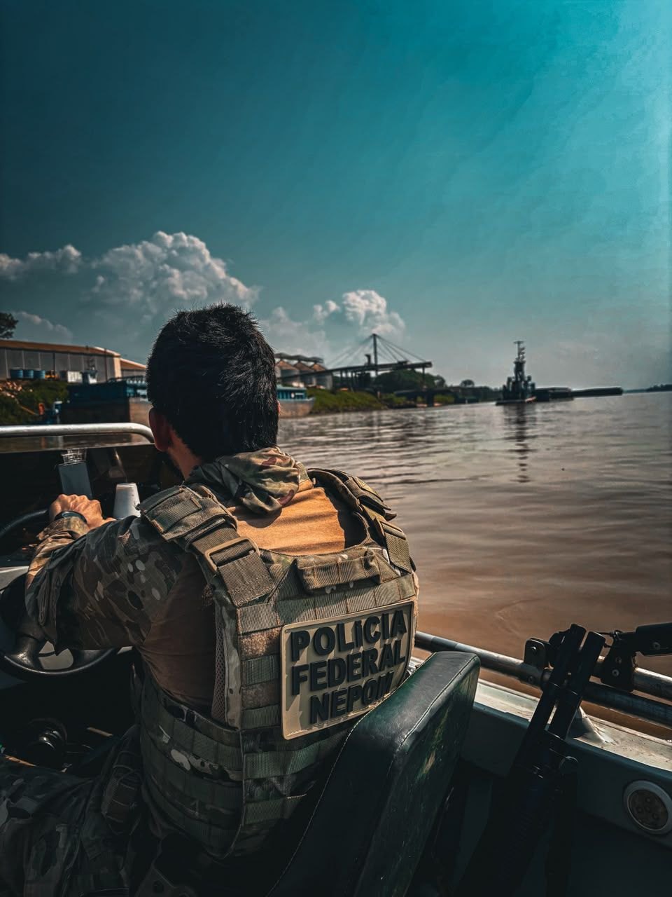 OPERAÇÃO PF: PF e Ibama atuam contra garimpo ilegal no Rio Madeira/RO