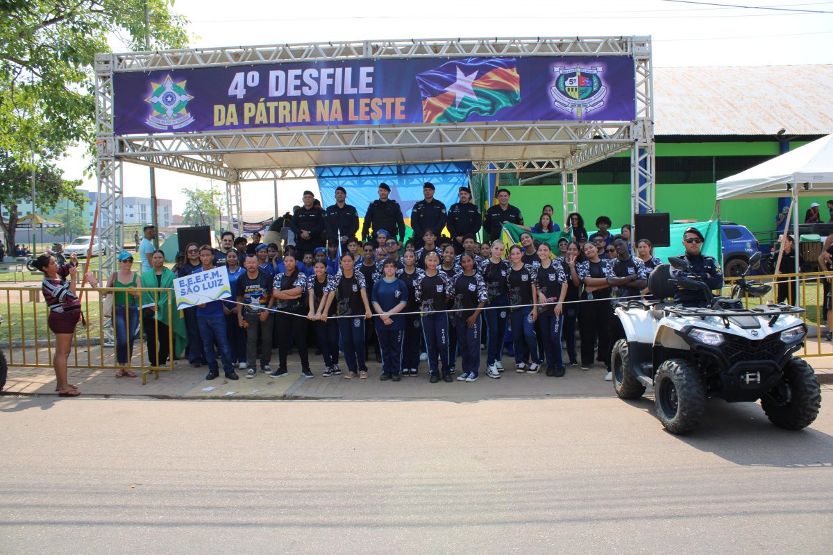 ZONA LESTE: 5º BPM realiza 4ª edição do Desfile Pátria na Leste e reúne cerca de 1,3 mil pessoas