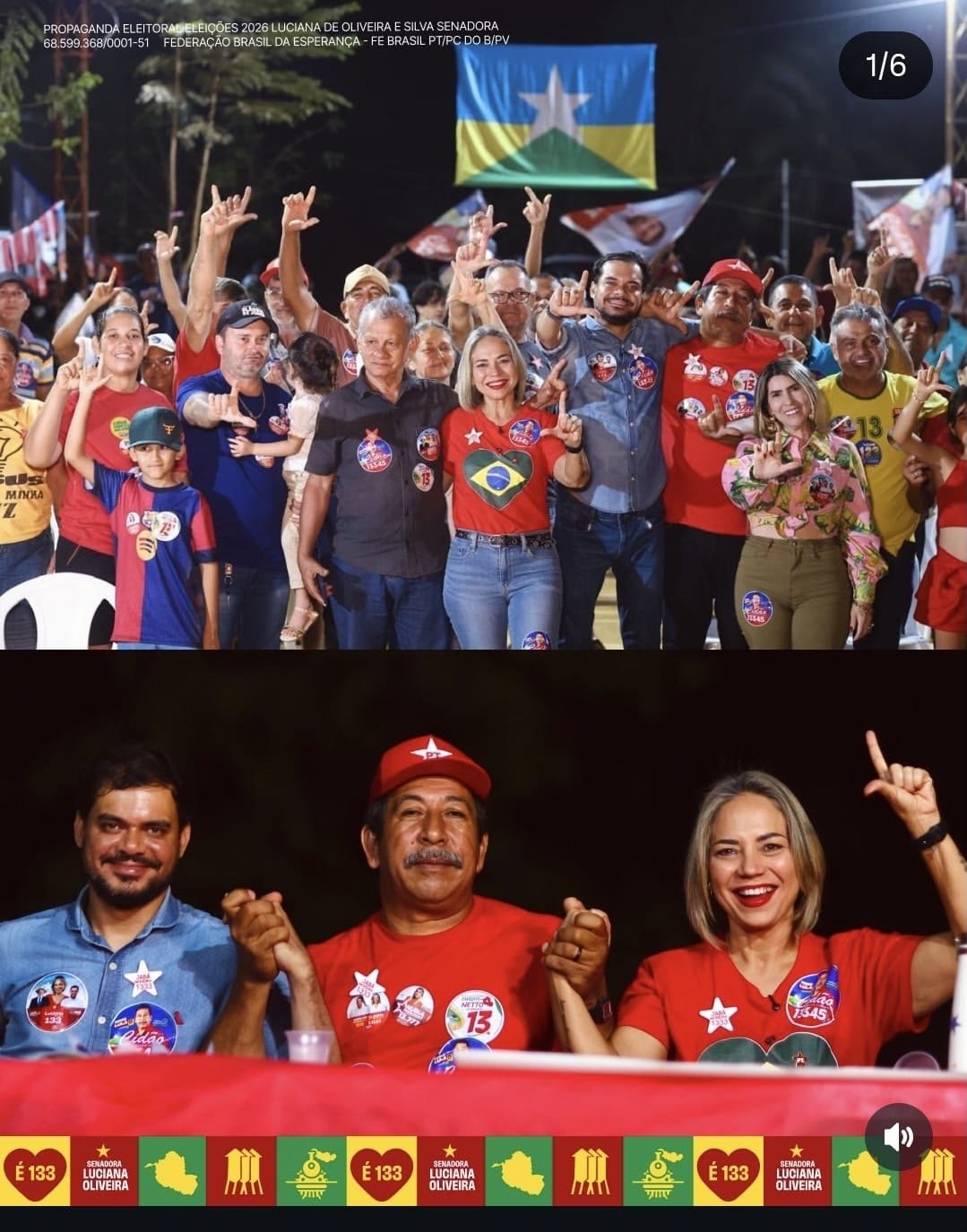 MACHADINHO DO OESTE: Expedito Netto e o Time do Lula participam de mobilização