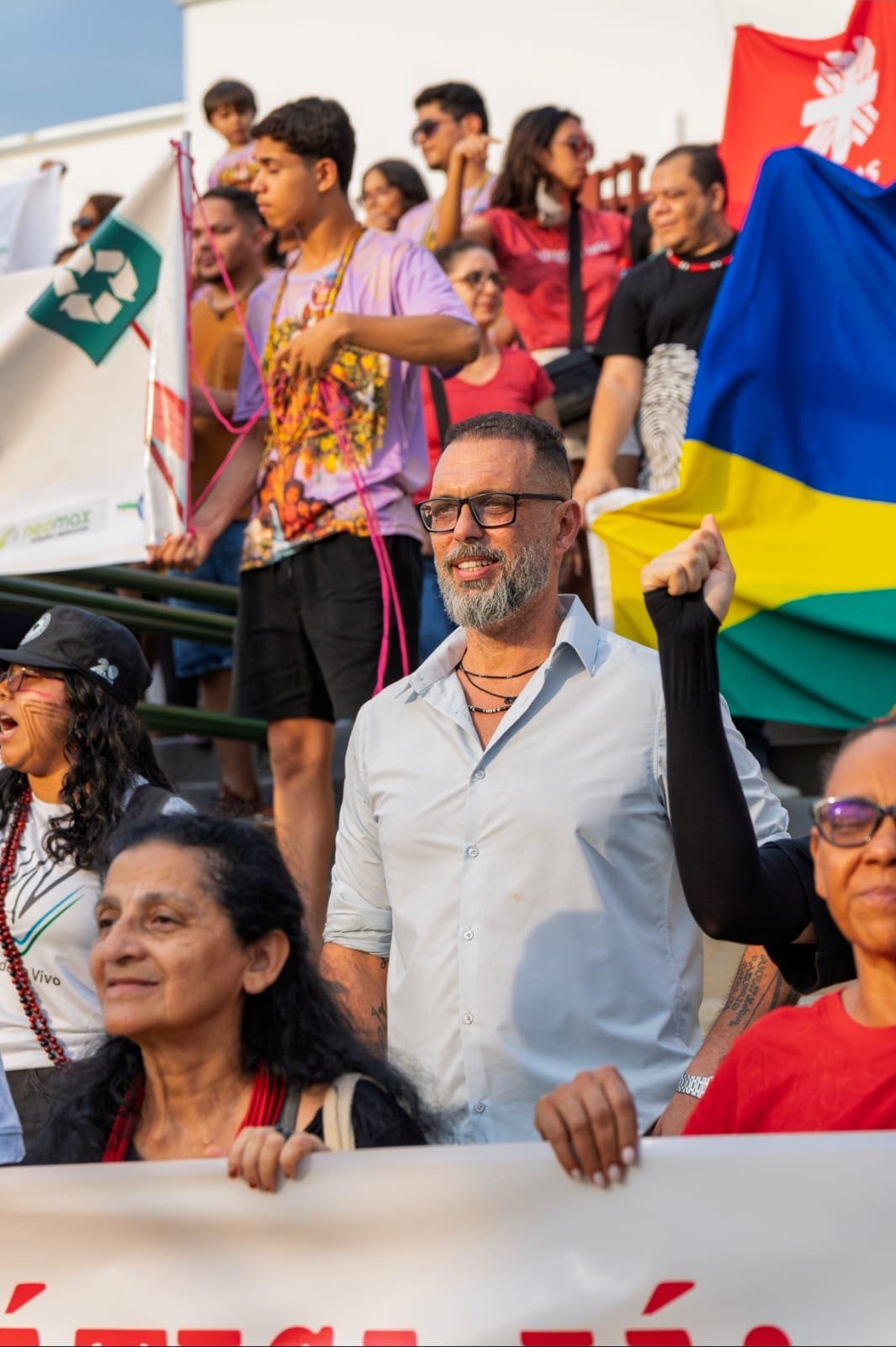 ELEIÇÕES 2026: Dr. Caio Machado participa da 1ª Marcha pelo Clima em PVH