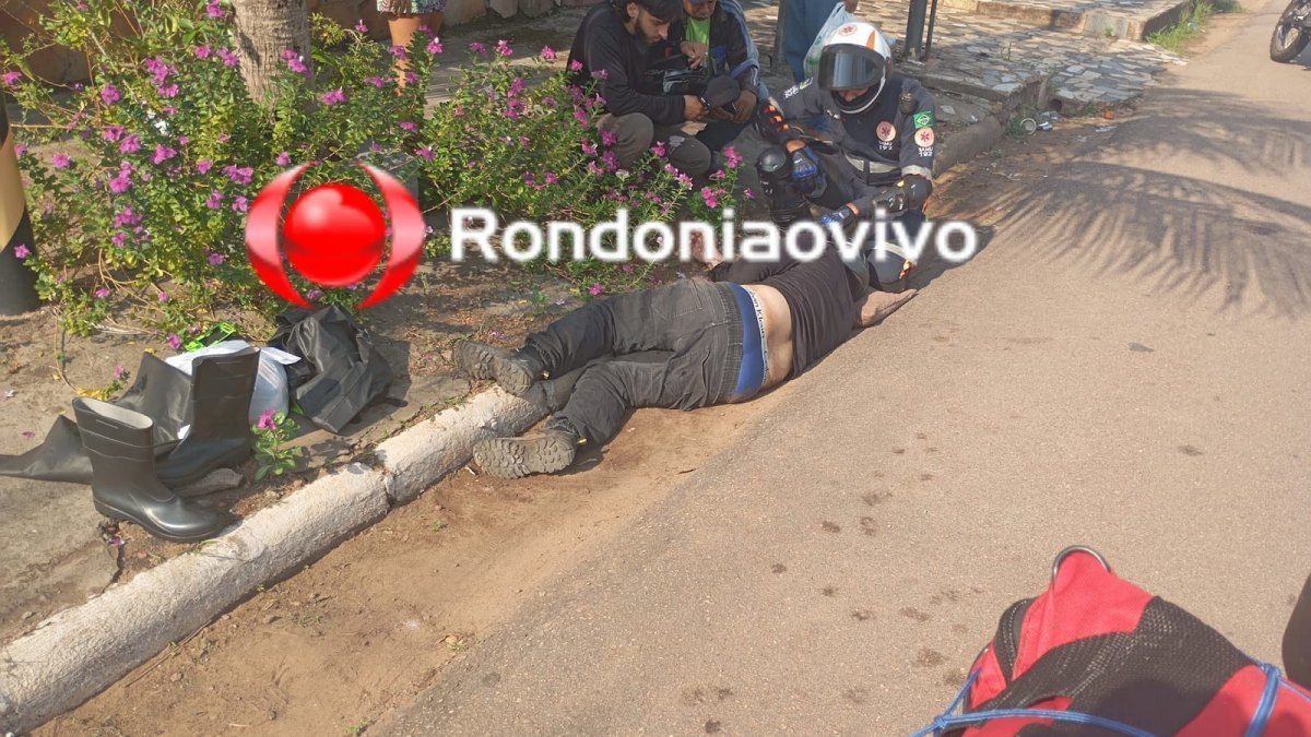 NA ALEXANDRE: Condutor de Onix invade cruzamento e atinge em cheio motociclista