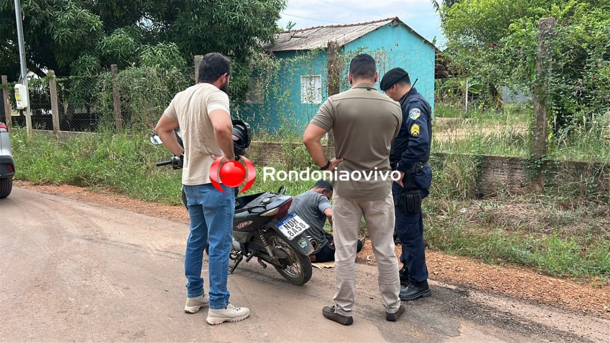 URGENTE: Coronel Vital prende apenado com motocicleta roubada na zona Leste