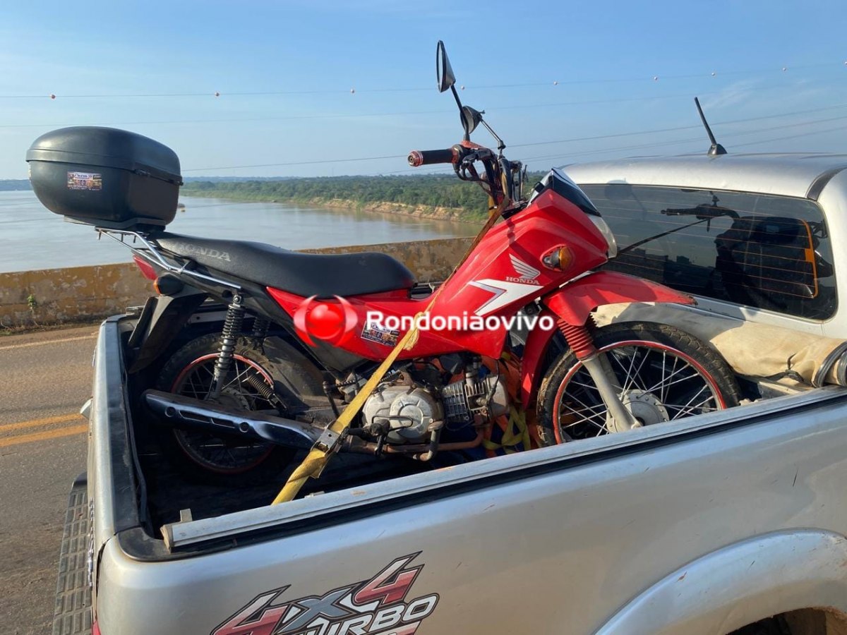 URGENTE: Motociclista sofre grave queda na ponte após pneu estourar