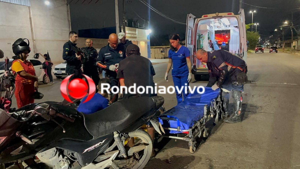 VÍDEO: Motorista de carro foge após causar acidente e deixar mulher em moto ferida