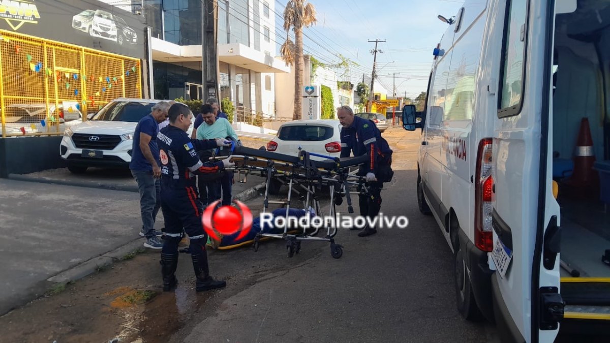 URGENTE: Motorista de Peugeot foge após atropelar gravemente motociclista 