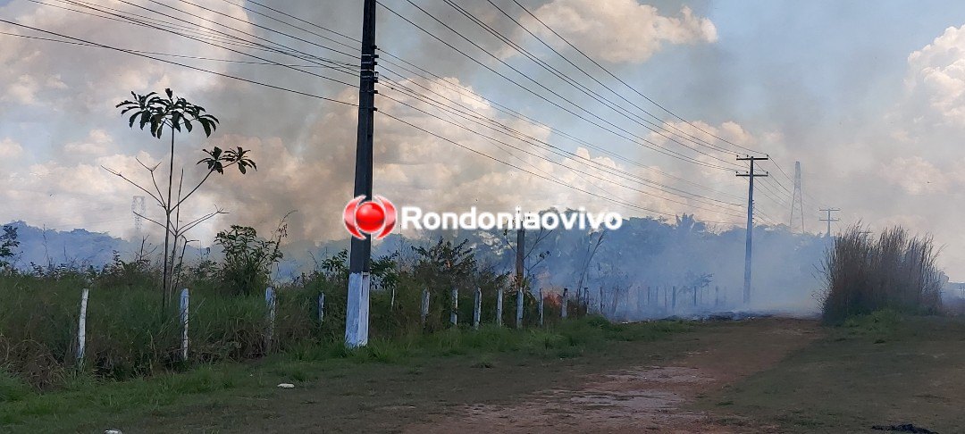 INCÊNDIO: Bombeiros são chamados para conter fogo em mata nas margens da BR-364