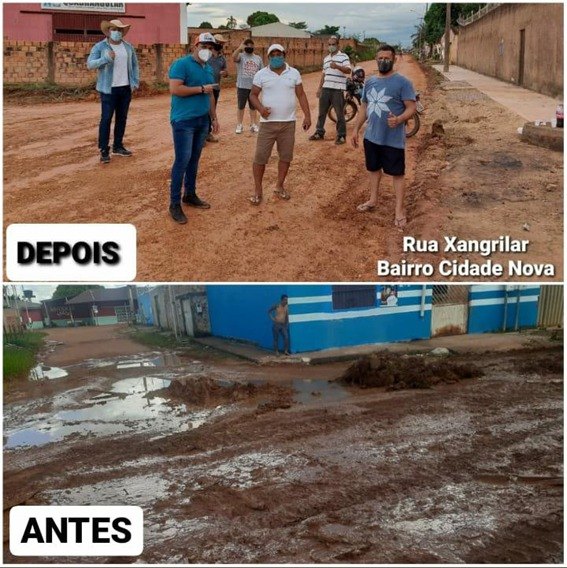 VEREADOR: Edimilson Dourado acompanha atendimento de seus pedidos no Bairro Cidade Nova