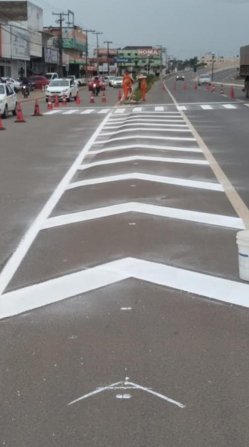 SINALIZAÇÃO: Atendendo solicitação de Anderson Pereira, DNIT realiza serviços na BR 364