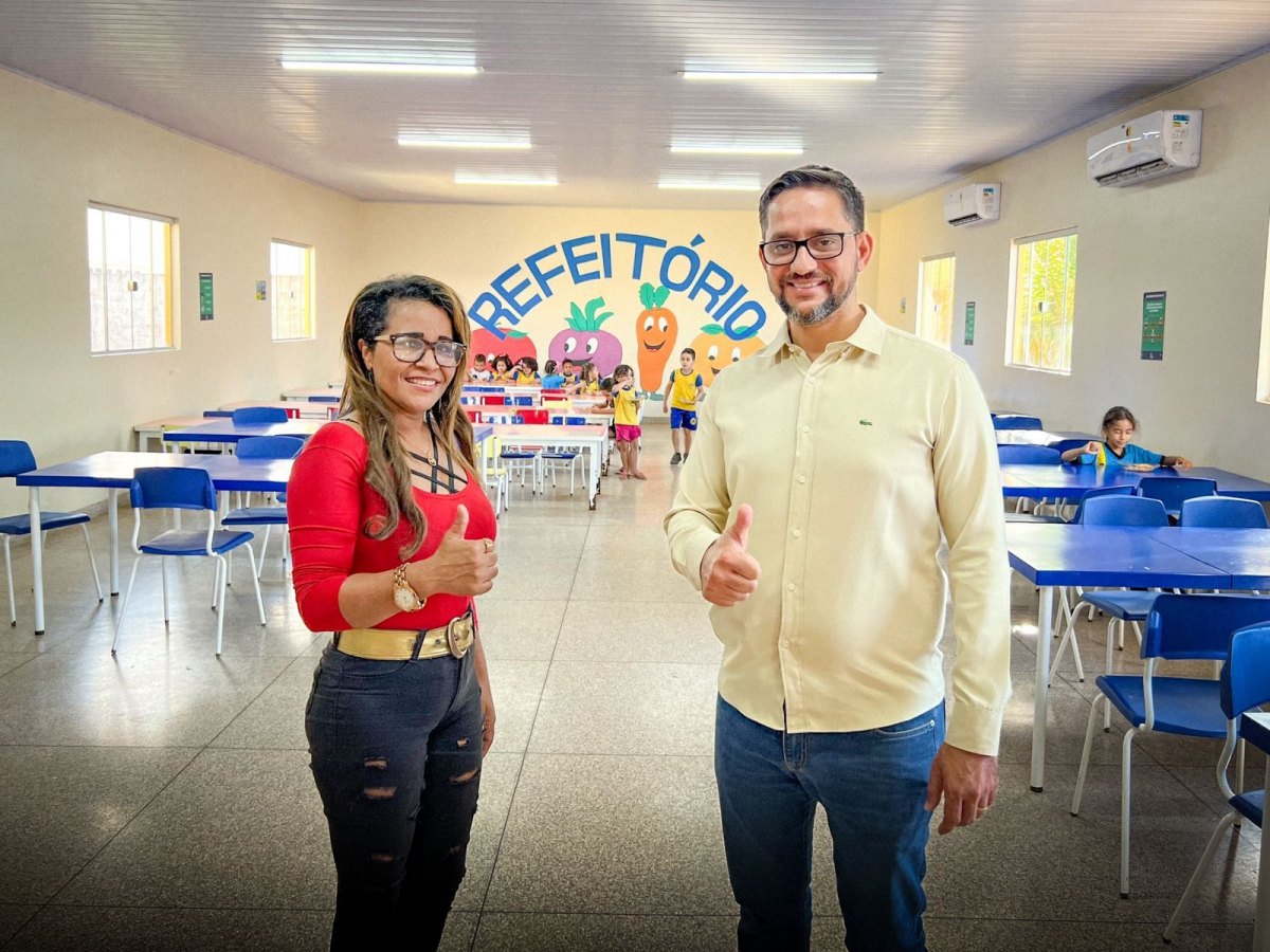 EDUCAÇÃO: Anderson Pereira entrega salas de aulas e refeitório em escola de Porto Velho