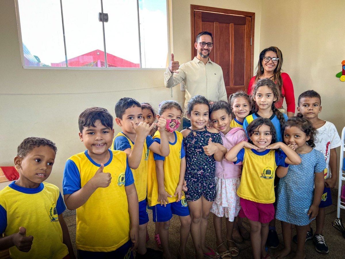 EDUCAÇÃO: Anderson Pereira entrega salas de aulas e refeitório em escola de Porto Velho