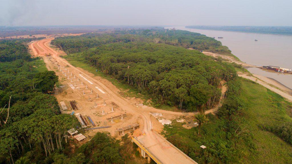 QUASE PRONTA: DNIT divulga novas imagens da fase final de construção da ponte do rio Madeira