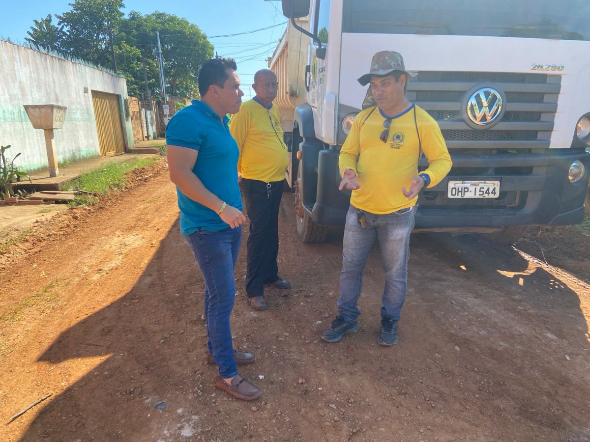 OBRAS: Ruas da zona sul recebem paliativo a pedido do vereador Edimilson Dourado