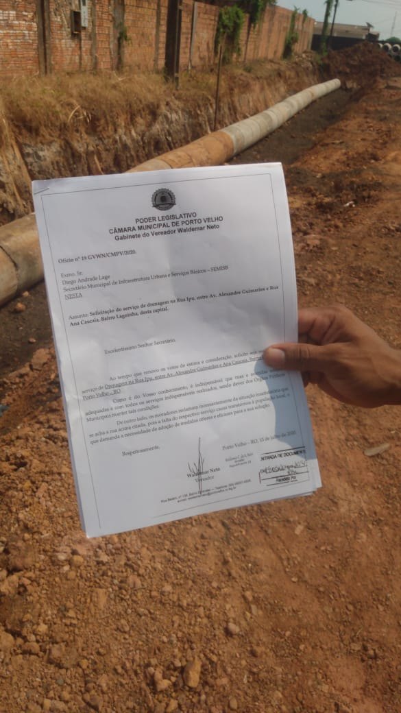 POUCO TEMPO DE MANDATO: Vereador Waldemar Neto presta conta a população dos trabalhos já realizados