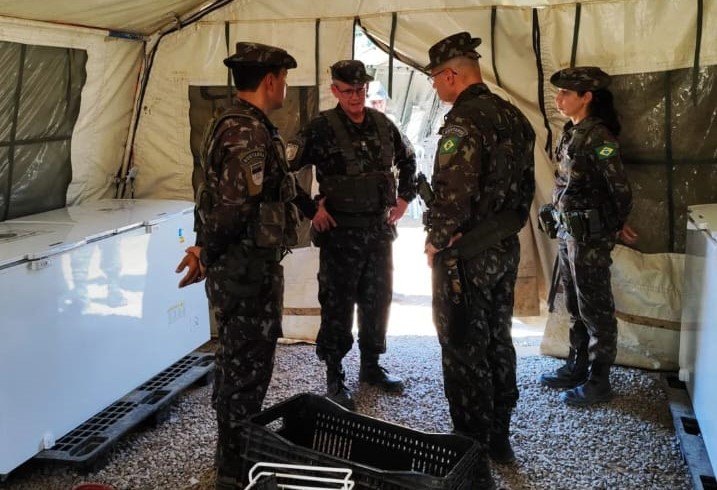 INSPEÇÃO: Comandante Militar da Amazônia visita base de operações em Rondônia