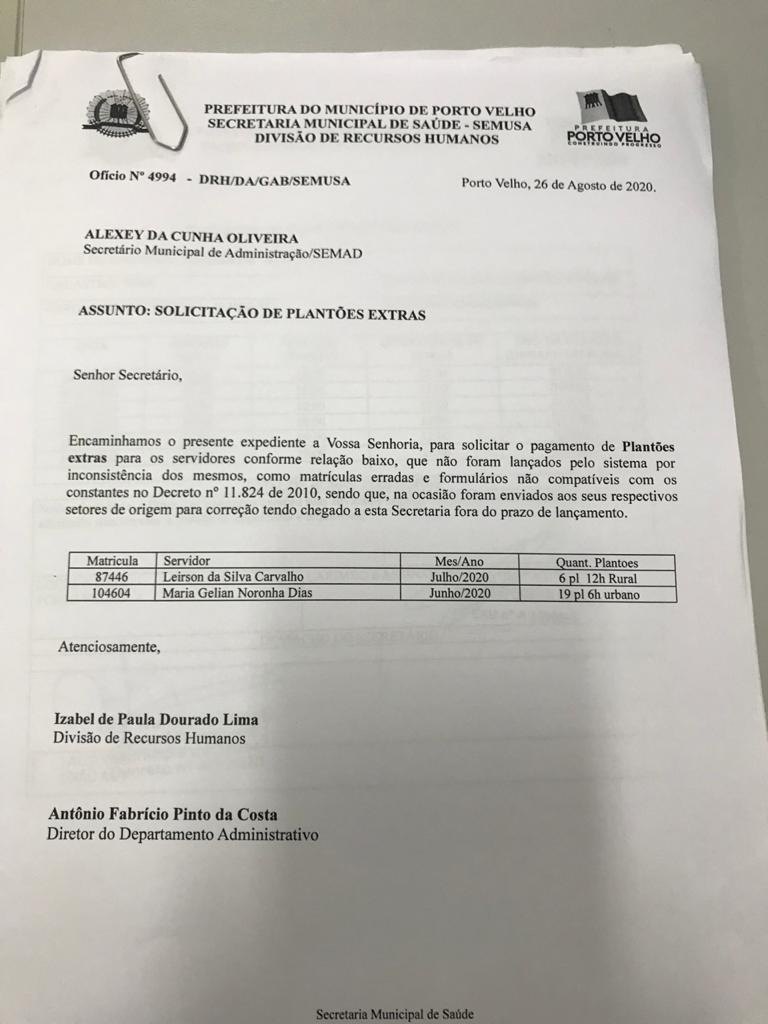 PLANTÕES: Ellis Regina diz que pagamento dos extras serão em folha complementar