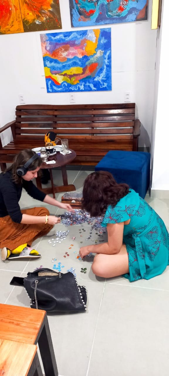 GALERIA: Artista plástica Eryle Aguiar leva arte e cultura à zona Leste de Porto Velho