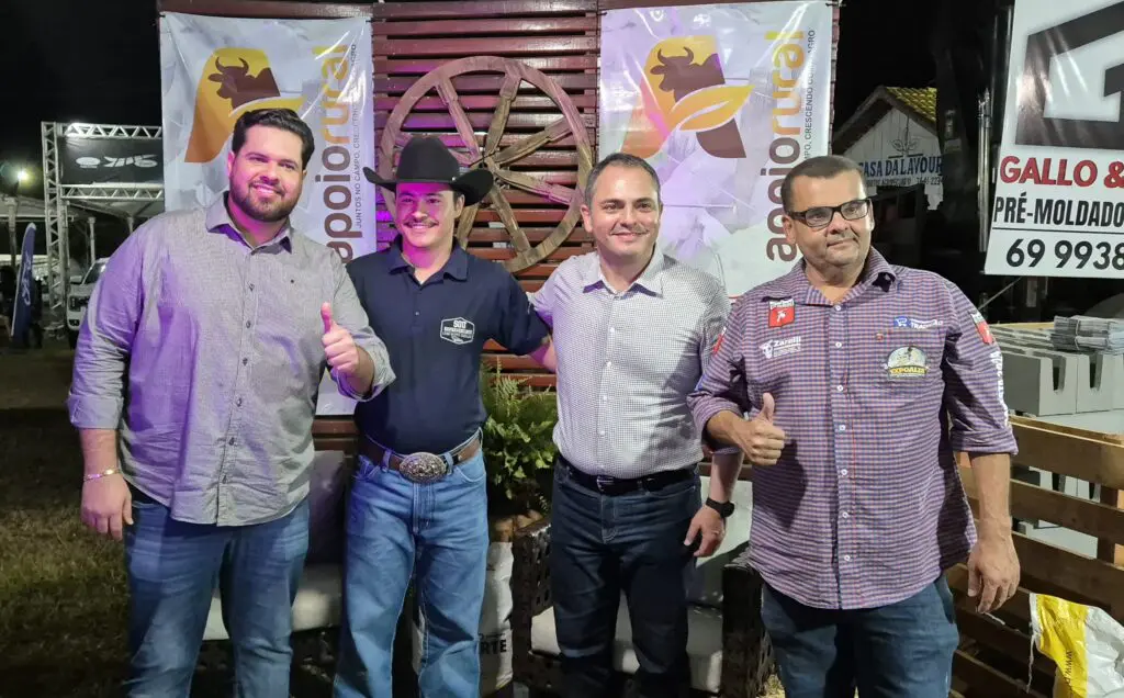 JEAN OLIVEIRA: Deputado e Sérgio Gonçalves celebram parcerias com pecuaristas na Expoalta