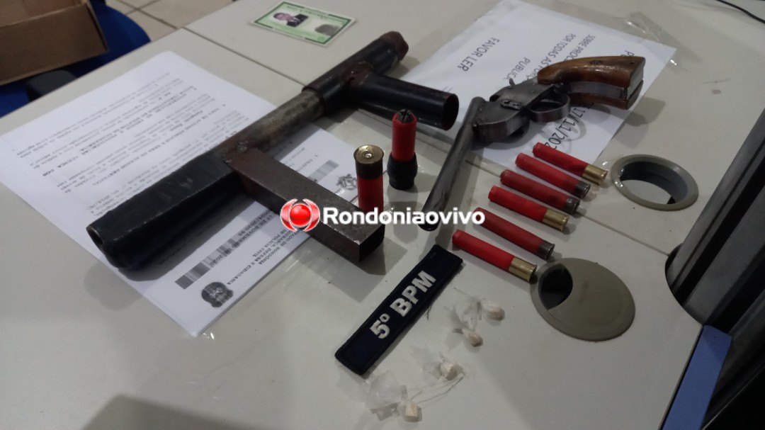 AÇÃO RÁPIDA: Equipe do Gusmão evita assaltos e prende dois irmãos com duas armas na capital