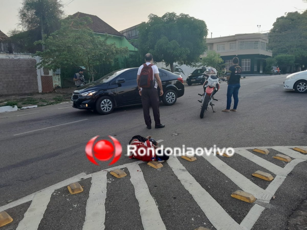 URGENTE: Motorista foge após atropelar gravemente pedestre na Carlos Gomes 