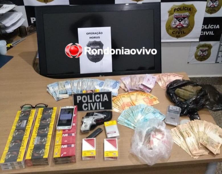 HÓRUS: Operação prende 'Nete do Pó' por tráfico e mais cinco foragidos