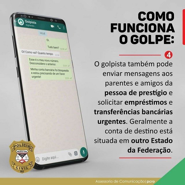 VILHENA: Médico deposita quase R$ 15 mil após cair em golpe de WhatsApp 