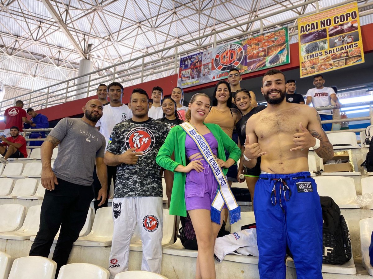 KHYSTMA SIBERTH: Miss apoia Seleção Atlética Rondoniense no Open IBJJF Jiu-Jitsu Championship