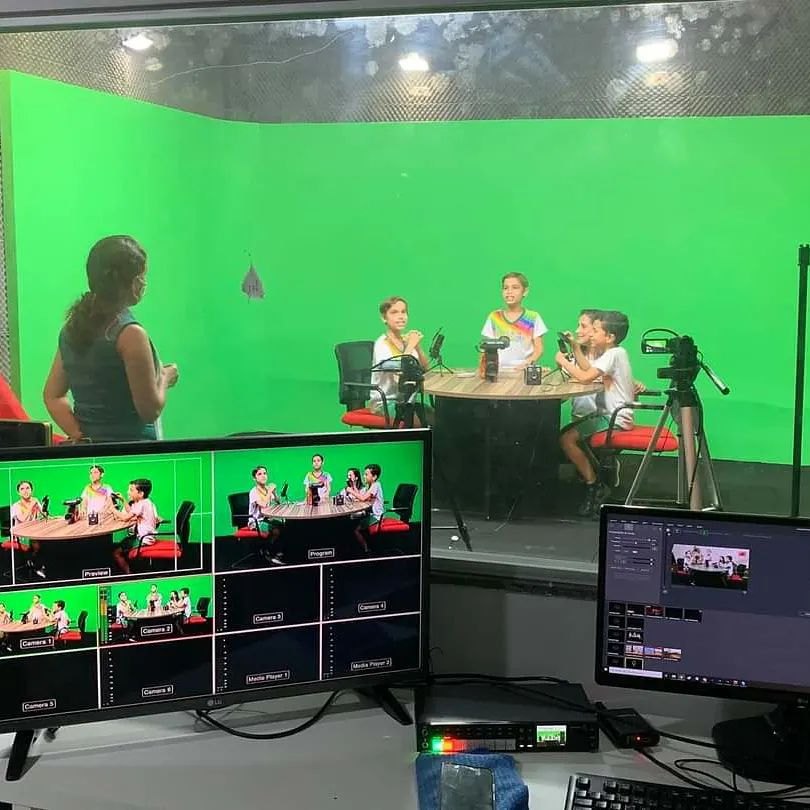 VISITA: Estudantes da Oficina da Criança conhecem o museu da comunicação do Rondoniaovivo