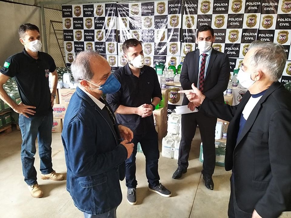 PREVENÇÃO A COVID-19: Geraldo da Rondônia entrega para Polícia Civil materiais de segurança e higiene 