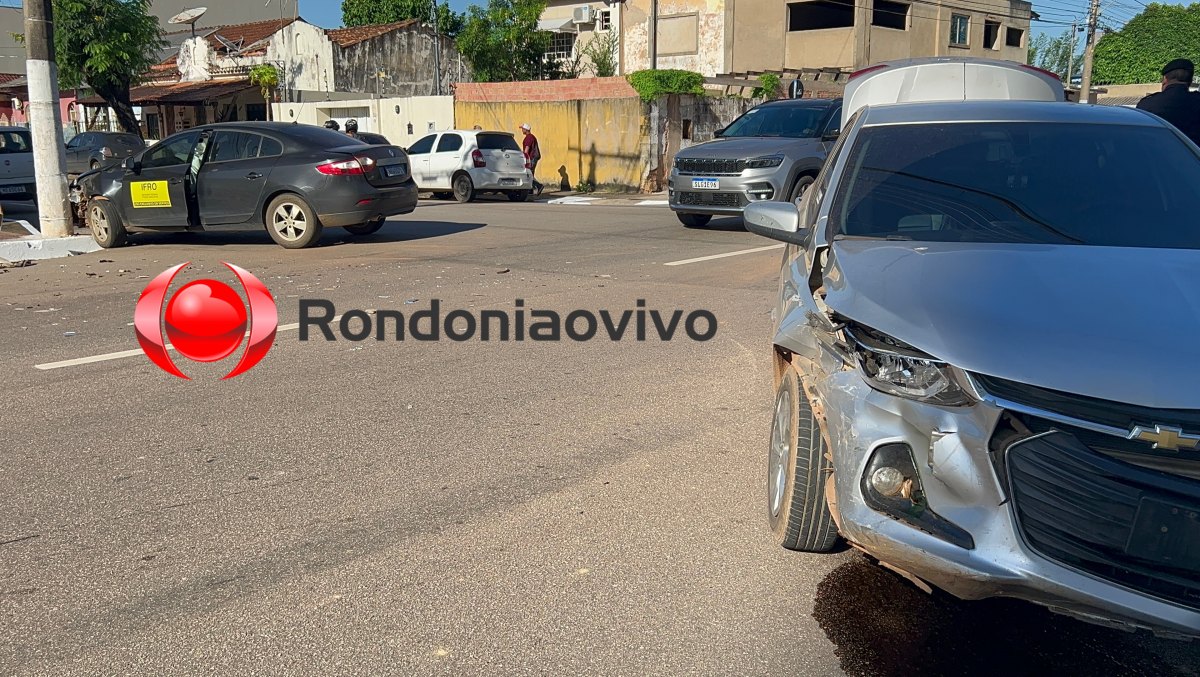 VÍDEO: Veículo do IFRO se envolve em grave acidente após motorista de Onix avançar