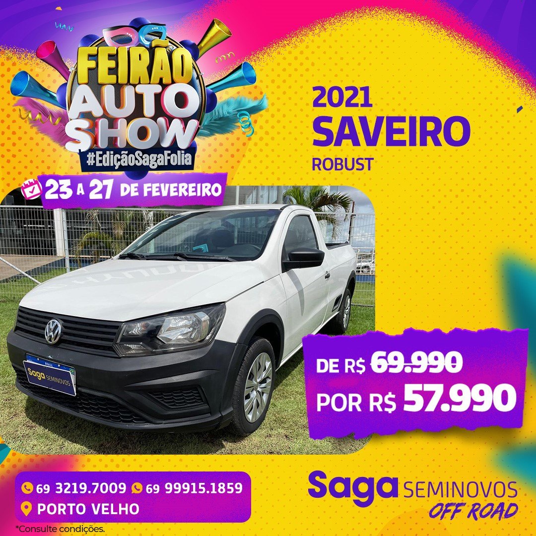 SÓ HOJE: Último dia do Feirão da Saga! e você sabe, ninguém faz feirão como a Saga faz! 