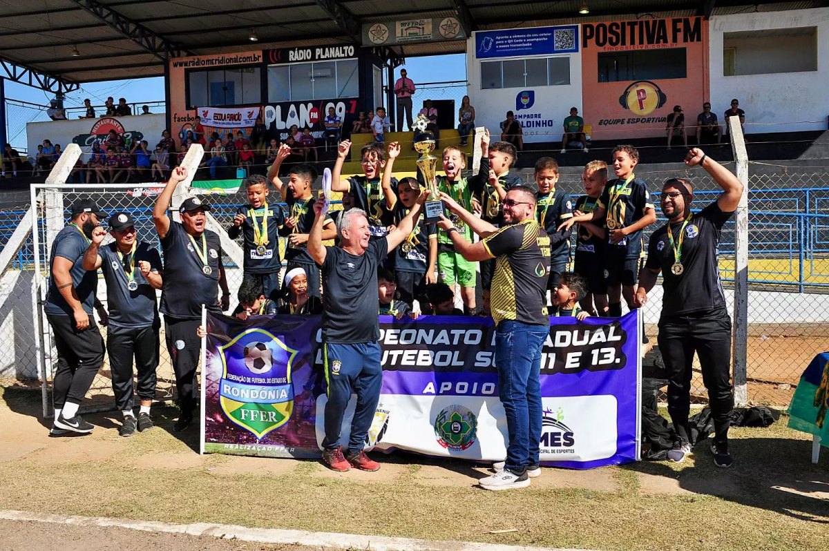 CATEGORIAS DE BASE: Sant German é Campeão do Rondoniense Sub-11