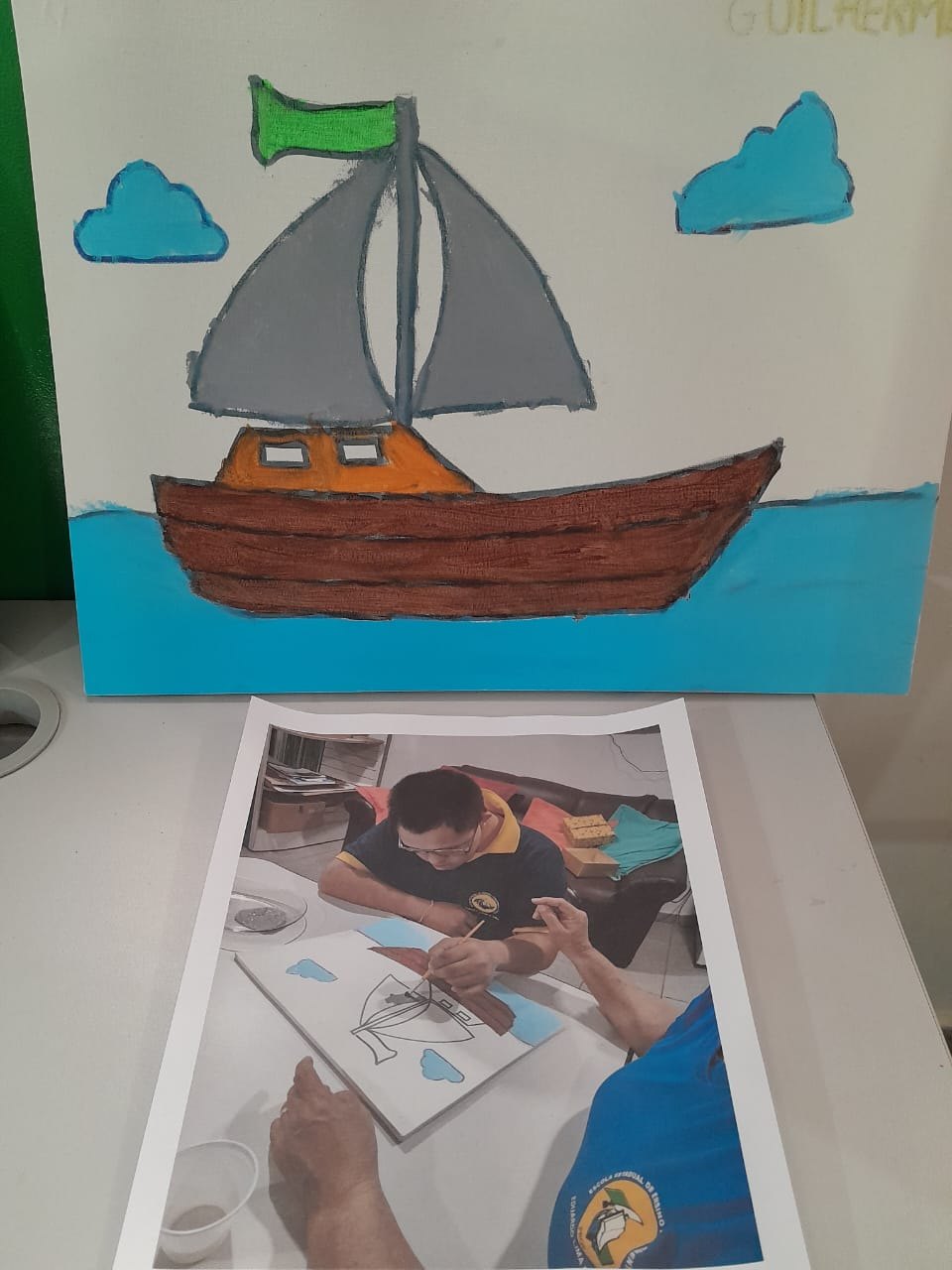 Exposição de artes marca Semana da Diversidade e Inclusão na Escola Eduardo Lima e Silva